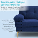 MEROUS Ecksofa, Sofa mit Schlaffunktion, Sofa 3 Sitzer in L-Form, Couch Wohnzimmer Polstermöbel