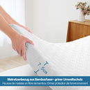 MEROUS Memory-Form-Matratzenauflage – 7,5 cm auf 2-Personen-Matratze, dicke Memory-Form-Matratzenauflage für Erwachsene mit abnehmbarem und waschbarem Bezug
