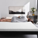 MEROUS Memory-Form-Matratzenauflage – 7,5 cm auf 2-Personen-Matratze, dicke Memory-Form-Matratzenauflage für Erwachsene mit abnehmbarem und waschbarem Bezug
