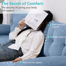 MEROUS Ecksofa, Sofa mit Schlaffunktion, Sofa 3 Sitzer in L Form, Couch Wohnzimmer Polstermöbel