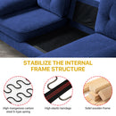 MEROUS Ecksofa, Sofa mit Schlaffunktion, Sofa 3 Sitzer in L Form, Couch Wohnzimmer Polstermöbel