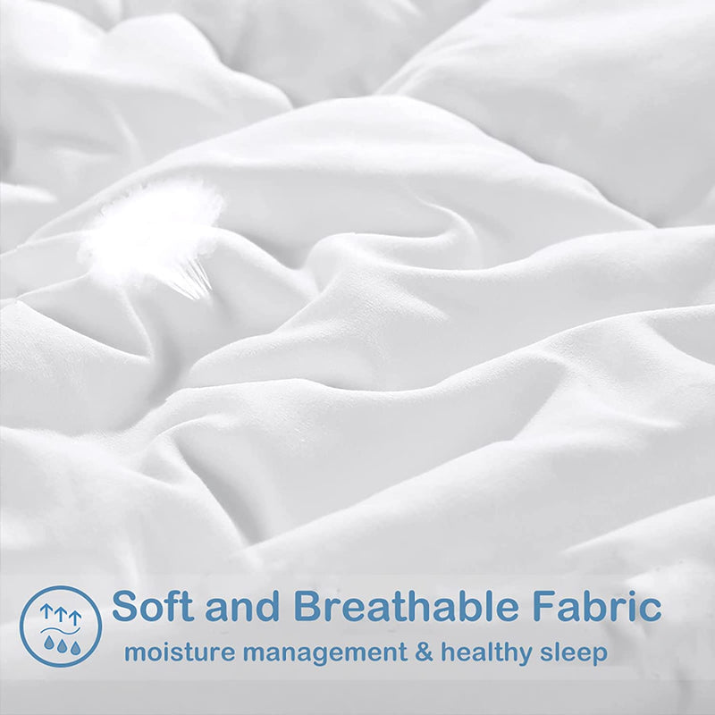 MEROUS Weiche warme Bettdecke – hypoallergen – Milben
